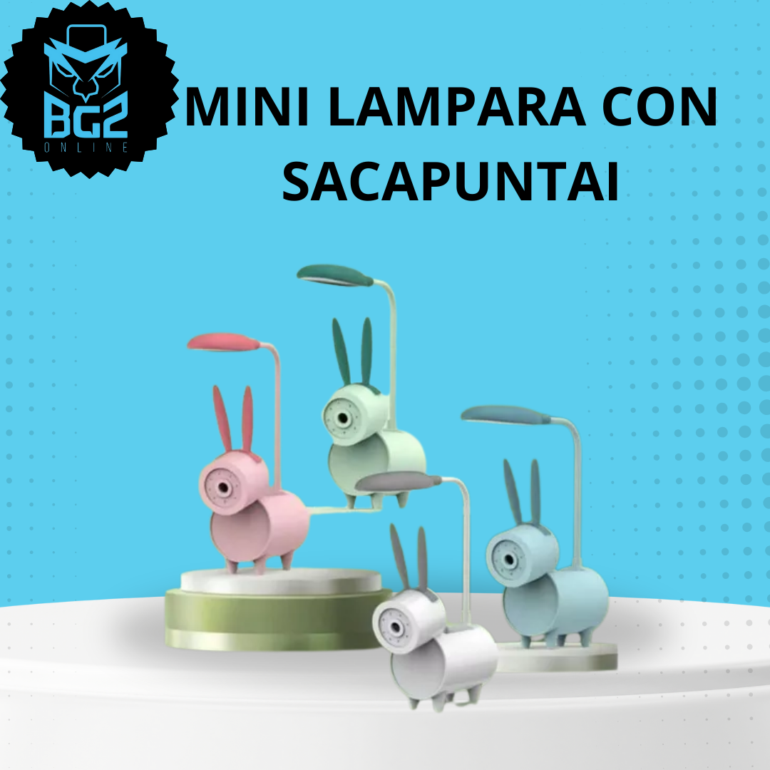 MINI LAMPARA CON SACAPUNTA
